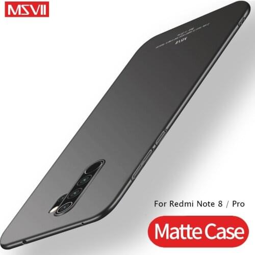 Redmi Note 8 8T Case MSVII Slim Frosted Case For Xiaomi Redmi Note 8 8 Pro Case Matte Hard Cover Xiami Xiomi Redmi Note 8 Pro 8T