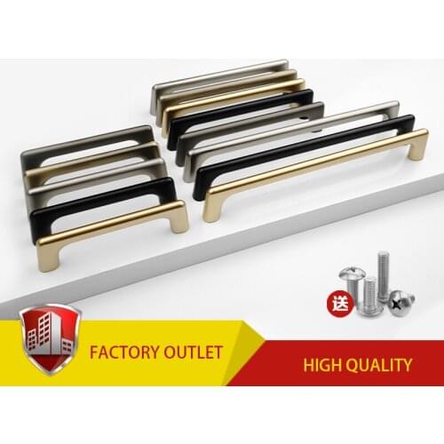 Black/Gray Furniture Handles Cabinet Knobs and Handles Kitchen Handles Drawer Knobs Cabinet Pulls Cupboard Knobs Hardware