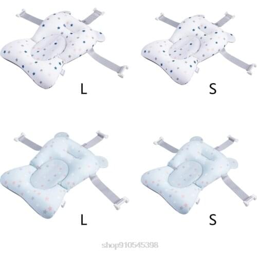 Baby Infant Bath Tub Pad Cushion Safety Seat Support Non-slip Bathtub Mat Newborn Shower Soft Chair N09 20 Dropshipping