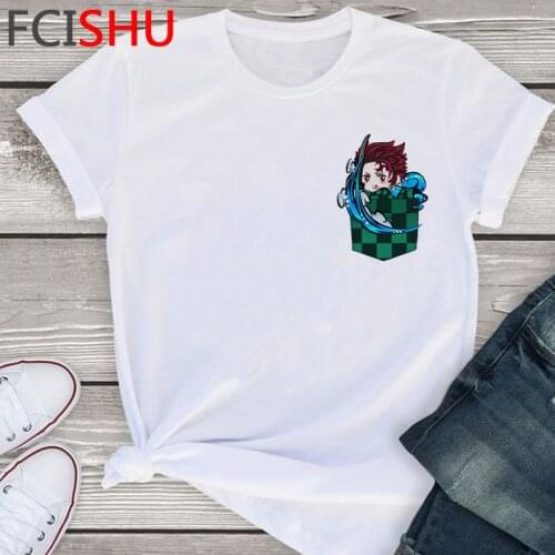 Kimetsu No Yaiba Demon Slayer Demon Blame t-shirt men couple vintage harajuku t shirt summer top streetwear aesthetic vintage