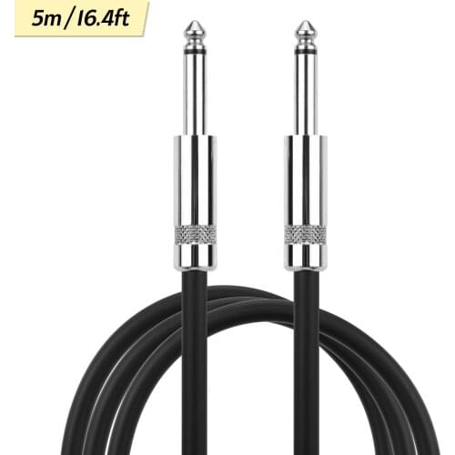 Ggiant AEC-28 Cable Audio Cables Guitar Cords with 1/4 Inch TS Connectors for Guitar 5m / 16.4ft guitar cable guitar accessories