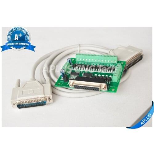 Breakout board and DB25 cable for MACH3 Software
