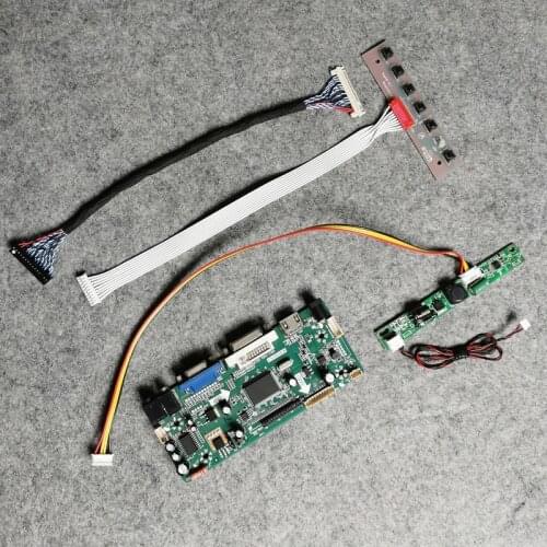 DIY kit VGA+DVI 1920*1200 WLDE 60Hz 30-Pin LVDS LCD monitor controller board MNT68676 Fit LM240WU8/LM240WUA/LM240WUB matrix