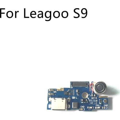 Leagoo S9 Used USB Plug Charge Board + Vibration Motor For Leagoo S9 MTK6750 Octa Core 5.85" 1520X720 Smartphone