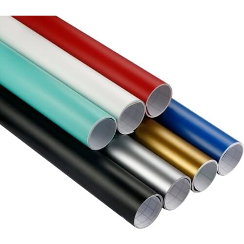 Matt Vinyl Film Wrap Stickers Foil Car Wrapping Motorcycle Automobiles DIY Car Accessories Stickers and Decals Bubble Air Free