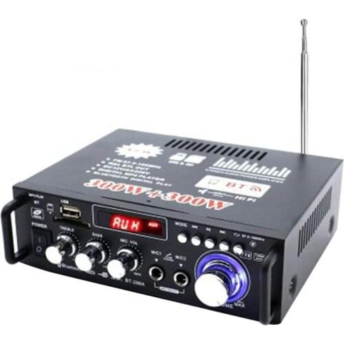 Mini Small Power Amplifier Speaker Power Amplification European Standard 220v Card U Disk Radio Dc Audio Amplifier