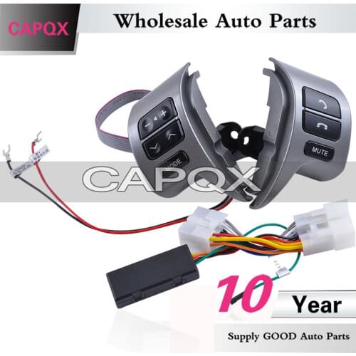 CAPQX For Corolla 2007-13 Multi-function Wireless Steering Wheel Control Button CD Audio volume Cruise Navigation Control switch