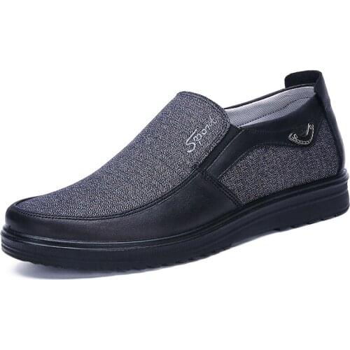2020 Autumn Mens Casual Shoes Comfortable Breathable Slip-on Flat Canvas Loafers Shoes Men Soft Driving Shoes Oversized Size 50