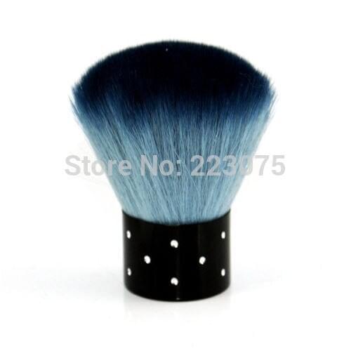 New Cosmetic Nail Art Tips Acrylic UV Gel Polish Dust Cleaner Brush Remover Blue