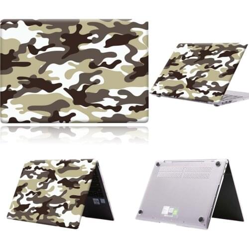 PC New Brown Camouflage Laptop Case For Huawei MateBook 13/13 AMD Ryzen/14/D14/D 15/X 2020/X Pro/Pro 16.1/Honor MagicBook 14/15