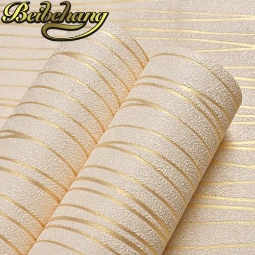 Beibehang papel de parede. Bedroom modern wallpaper striped PVC Wallpaper stripe wall paper background wall wallpaper for living