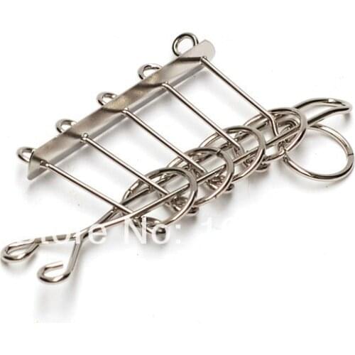 Five Linked Rings Puzzle Classical Chinese Puzzle Game Toy for Children Adults