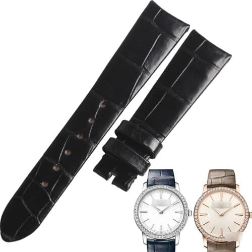 WENTULA watchbands for Vacheron Constantin PATRIMONY 25162 81590 4100U alligator skin /crocodile grain woman
