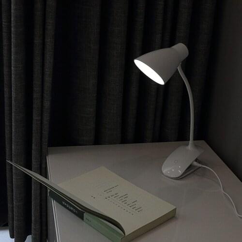 16 led Modern fashion foldable led reading lamp led desk lamp adjustable rechargeable led table lamp