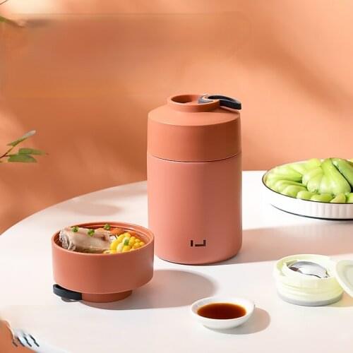 Soup Stew Bowls Stainless Steel Keep Warm Food Flask Porridge Office Household Kitchen Fiambrera Storage Container ED50TH