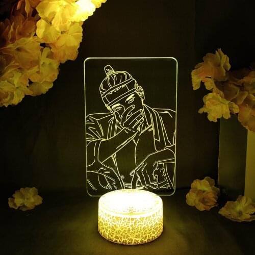 LED Light Manga Anime Avatar BL Acrylic Night Lamp RGB Flashing Cool Gift 3D Cartoon Child Room Decor