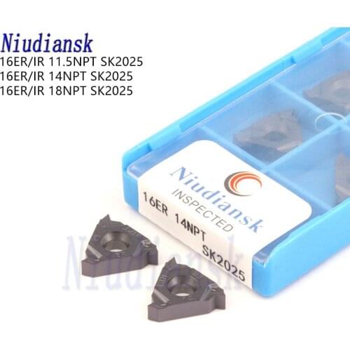 16ER 11.5NPT SK2025 16ER 14NPT SK2025 16ER 18NPT SK2025 CNC Lathe Tool Carbide Thread Insert 16IR, For Steel and Stainless Steel