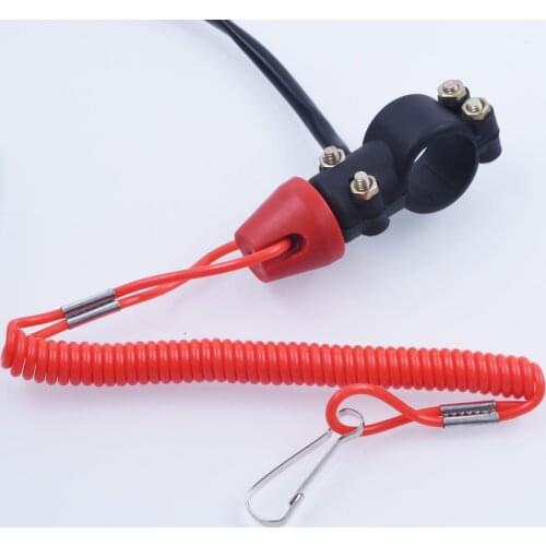 Universal Boat Outboard Engine Motor Kill Stop Switch Safety Tether Cord Lanyard