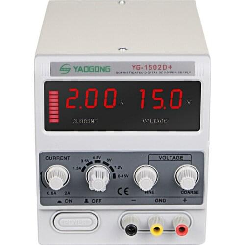Yaogong 1502D+ mobile phone repair detection DC power supply 15V2A digital display adjustable current