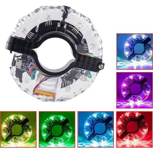 18 LED Colorful Bicycle Lights Cycling Spoke Wheel Lamp Bike Accessories Children Balance Car Lamp USB Charging Waterproof
