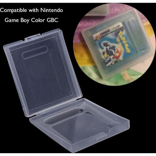 2021 New 5Pcs Game Cartridge Dust Sleeve Protectors Covers Card Cases Boy Color GBC Protective Shell for Nintend Game
