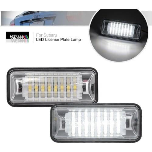 Fits For Subaru Forester 2019 SMD White Led License Plate Lights Lamp