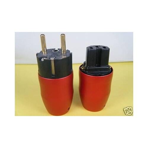 Aluminum AC Power Lead IEC 2-Pin Connector MF2R 10-Pair