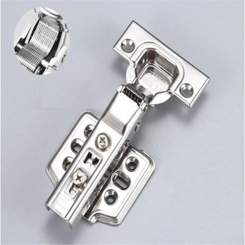 Tainless Steel Door Hinge Kitchen Hydraulic Soft Close Door Hinge Furniture Shock Absorber Wooden Furniture Hinge Hardware