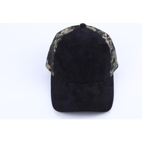 Camouflage baseball cap customized logo as printed logo or embroidery logo