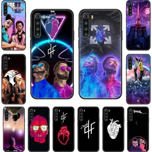 Rapper PNL QLF Phone case For Xiaomi Redmi Note S2 4 5 6 7 8 A S X Plus Pro black tpu funda luxury prime soft bumper 3D
