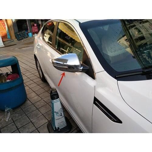 For Kia K5 2011-2017 High-quality ABS Chrome Rearview mirror cover Anti-Rub protection Decoration car accessories