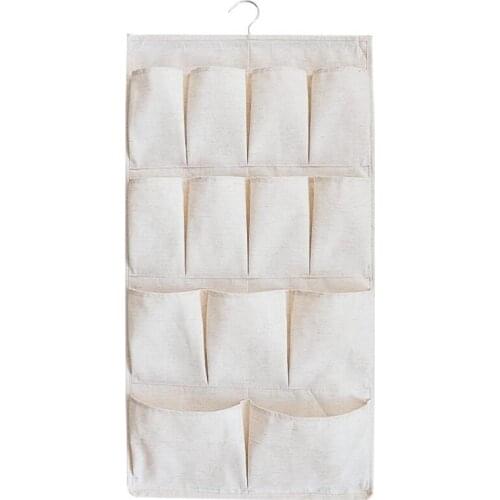 Double-Sided Wall Hanging Storage Bags Door Underwear Organizer Waterproof Bedroom Closet Toy Key Home Office Container