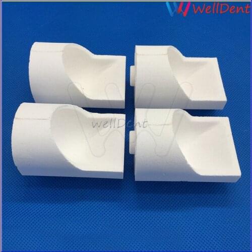 Dental Lab Crucible Casting Quartz Hooded Dental Instrument Dentist Dental Materials Tool 4pcs/set