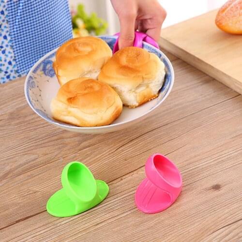 Creative Simple Microwave Oven Silica Gel Heat Insulation Bowl Clip Dish Heat Insulation Clip Gloves
