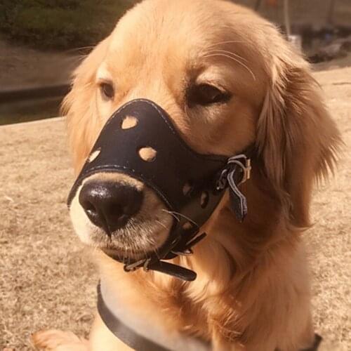 Pet Mouth Cover Breathable Bark Bite Mesh Mouth Dogs Muzzle Creative Puppy Mask Pets Training Supplies