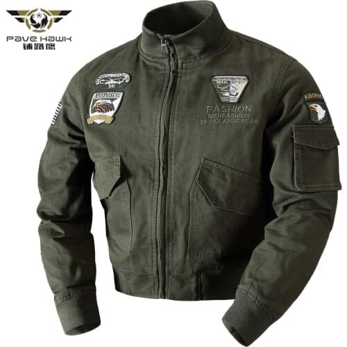 Military Pilot Jacket Men Winter Cotton Jacket Coat Army Pilot Jackets Air Force Cargo Coat Spring Autumn Tactical Coats M-4XL