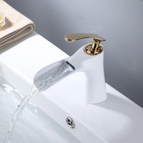 MOLIFAUCET White Bath Mixers