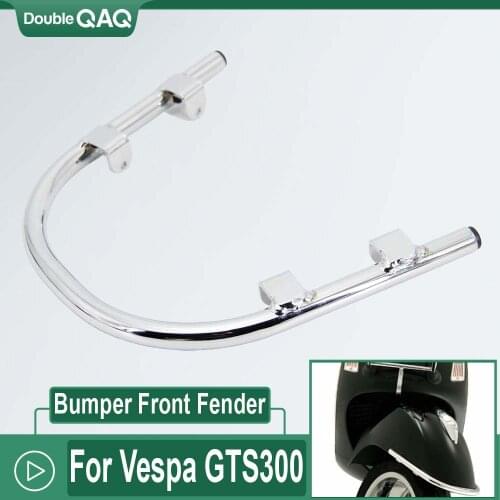 Motorcycle For Vespa GTS300 GTS 300 Bumper Front Fender Fender Black Bumper Fender U-Bar Crash Bars