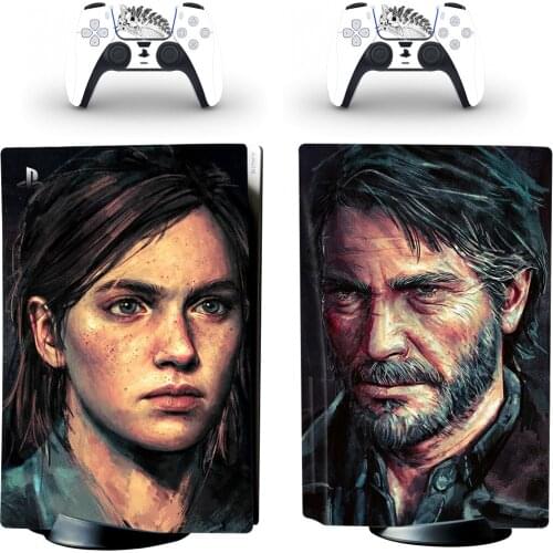 New Last PS5 Standard Disc Edition Skin Sticker Decal Cover for PlayStation 5 Console & Controller PS5 Skin Sticker Vinyl