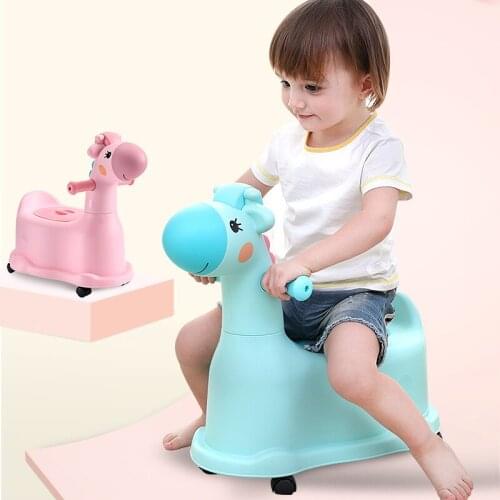 New colorful kids potty Training Toilet seat, toilet seat for children,cute giraffe design Plastic baby potty