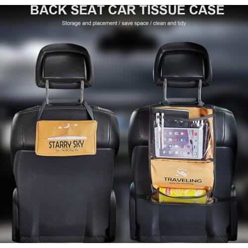 Car Backseat Organizer Car Seat Organizer Kick Mats Muti-Pocket Back Seat Storage Bag to Organize Toy iPad Bottle Snacks Books