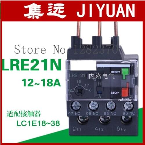 [ZOB] Authentic LRE21N/22N/32N/35N original thermal relay thermal overload relay 12-18A LR-E21N --10pcs/lot