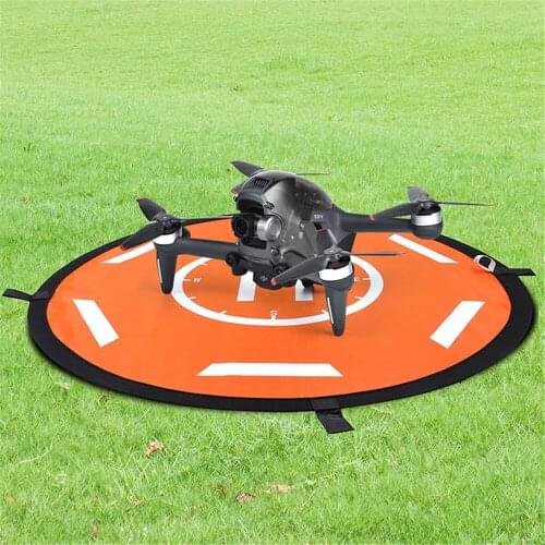 Foldable 56CM Drone Landing Pad Portable Aircraft Parking Apron Mat for DJI FPV Combo RC Drone Parts Not Easily Damaged