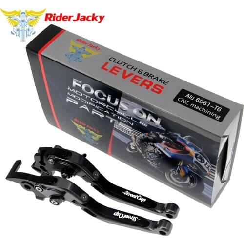 Riderjacky For Triumph STREET CUP 2017 2018 Motorcycle CNC Folding Extendable Brake Clutch Levers