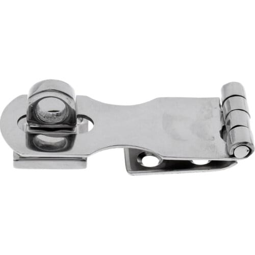 Heavy Duty Marine Cast Stainless Steel Safety Swivel Lock Hasp Latch Safety Swivel Lock Hasp/Latch Surface Mount