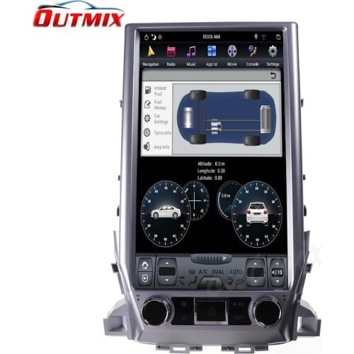 Tesla 16" Android 9 PX6 4G 64GB CARPLAY Car Player For Toyota Land Cruiser 2016-2018 Car GPS Navi CarPlay Head Unit DSP Stereo