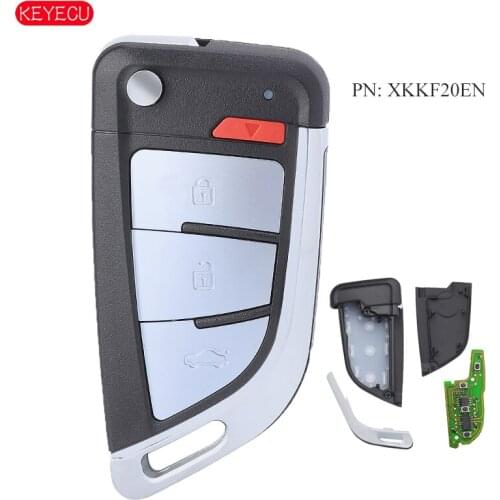 XHORSE Universal Knife Style Flip Wired Remote KEY 3+1B for VVDI Key Tool VVDI2 PN: XKKF20EN