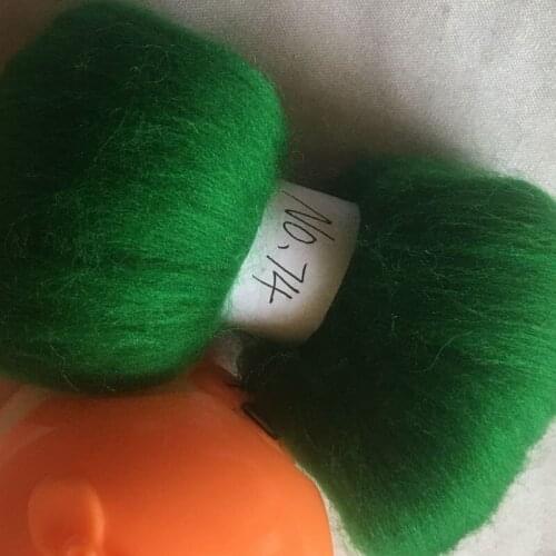 WFPFBEC 70s Australia COMBED 100% WOOL fiber merino diy wool for neddles felting wool roving 50g 100g 200g 300g 500g 1000g NO.74