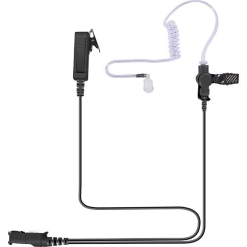 Acoustic police radio headset security guard spy earpiece walkie talkie noise canceling audifonos for motorola XPR MTP XIRP