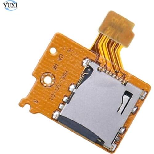 YuXi 1pc Micro-SD TF Card Slot Socket Board Replacement For Nintend Switch Controller Card Reader Slot Socket